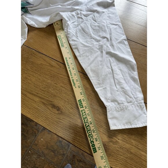 Creative Artwear Women Sz 2X Floral Beaded Artsy Art 80s 90's Button Down Signed - Picture 6 of 11